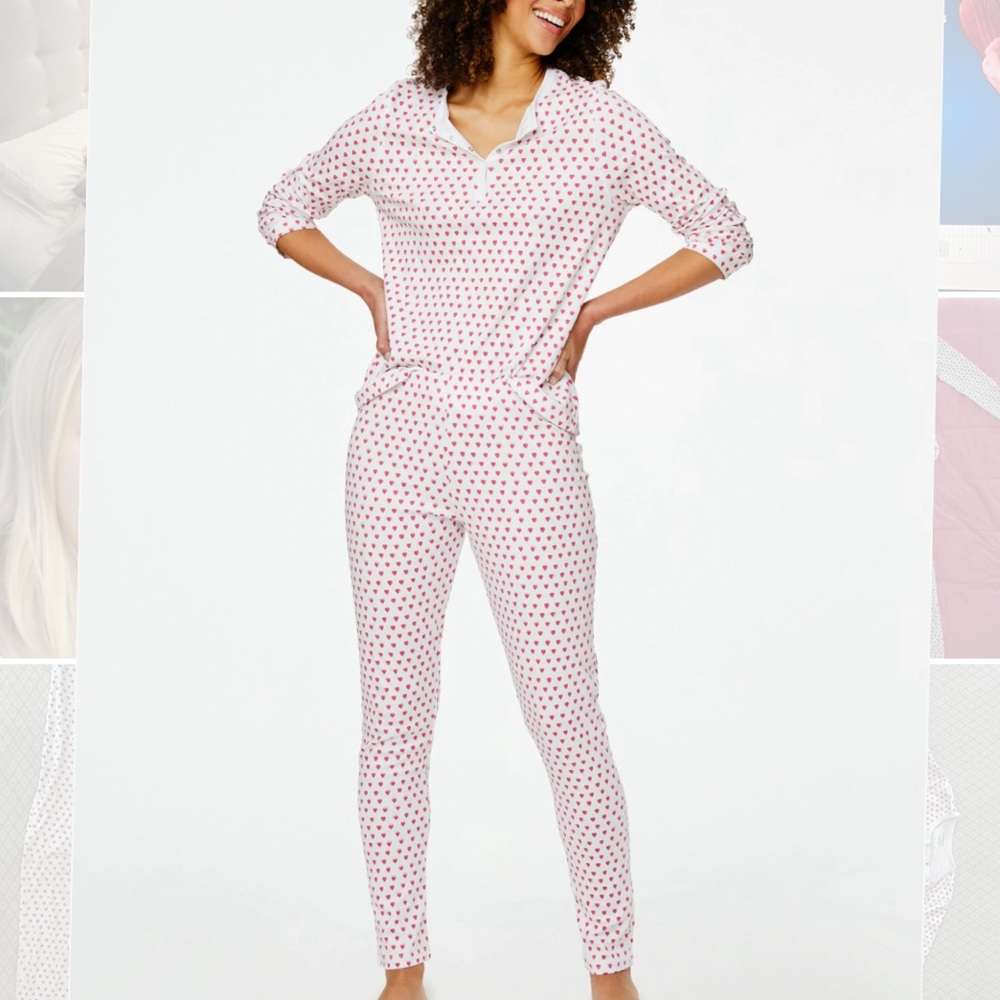 Roller Rabbit Pink Heart Pajamas